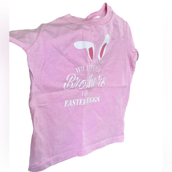 Creations of Grace 100% Cotton Pink Easter Graphic Toddler T-Shirt 3T - Picture 3 of 12